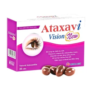 Ataxavi Vision New (Hộp 3 vỉ x 10 viên) - Hỗ trợ bảo vệ mắt, hỗ trợ tăng cường thị lực