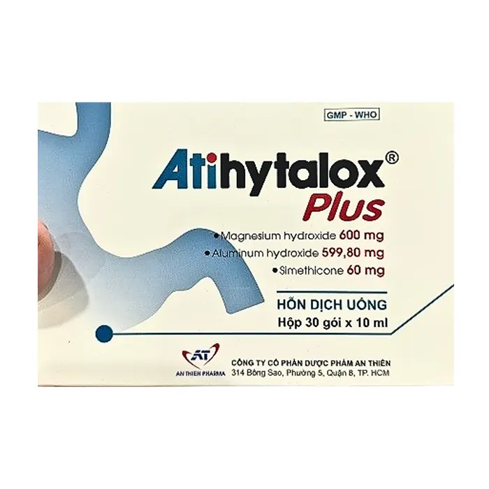 Atihytalox Plus (30 gói x 10ml) - Điều trị viêm loét dạ dày tá tràng