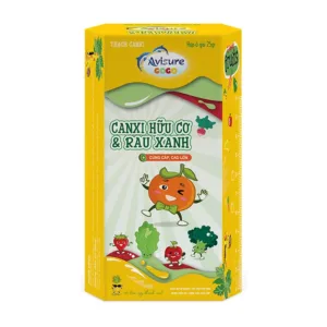 Avisure Gogo (hộp 6 gói 25g) - Thạch canxi hữu cơ & rau xanh