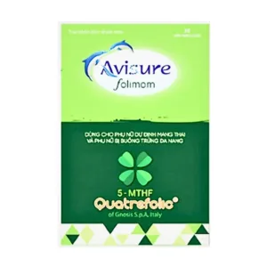 Avisure Folimom (Hộp 3 vỉ x 10 viên) - Hỗ trợ tăng khả năng thụ thai