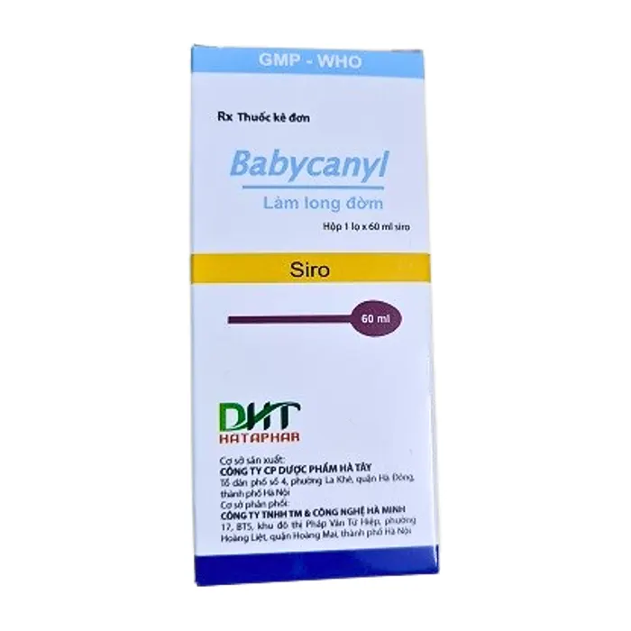 Siro Babycanyl (chai 60ml)