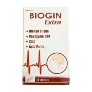 Biogin Extra (Hộp 1 lọ 30 viên) - Giúp tăng cường tuần hoàn máu não
