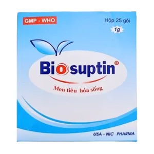 Biosuptin (hộp 25 gói) - Điều trị tiêu chảy, ăn không tiêu