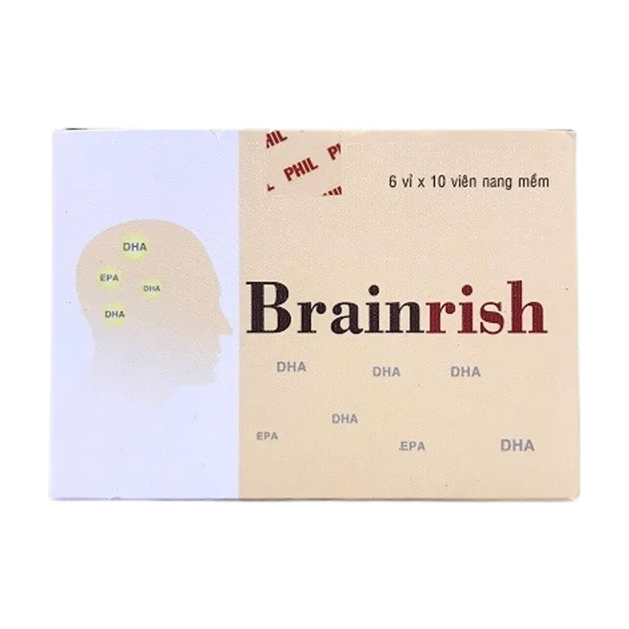 Brainrish (hộp 6vỉ x 10 viên) - Tăng cường lưu thông tuần hoàn máu