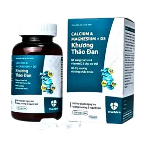 Canxi & Magie + D3 Khương Thảo Đan ( lọ 60 viên) - Giúp bổ sung canxi cho xương, răng chắc khỏe