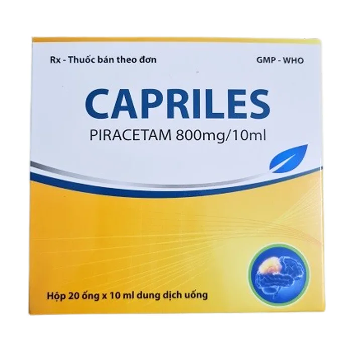Capriles 800mg/10ml - Điều trị sa sút trí tuệ