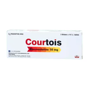 Courtois 10mg (Rosuvastatin) - Trị tăng cholesterol máu