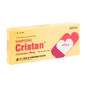 Shinpoong Cristan (1 vỉ x 6 viên) - Điều trị nấm Candida âm đạo