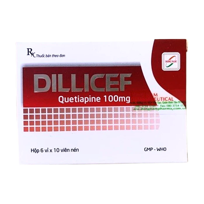 Dillicef 100mg (3 vỉ x 10 viên) - Điều trị tâm thần phân liệt