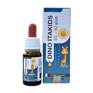 Dino Itakids D3 K2 Plus (Hộp 1 lọ x 10ml) - Hỗ trợ bổ sung vitamin, giúp hấp thu canxi