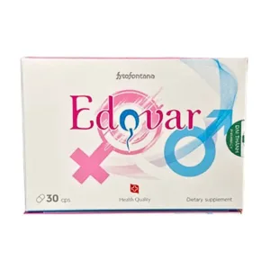 Edovar (3 vỉ x 10 viên) - Hỗ trợ cải thiện chất lượng trứng, ăng khả năng thụ thai