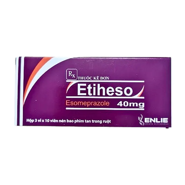 Etiheso 40mg (3 vỉ x 10 viên) - Điều trị loét dạ dày - tá tràng