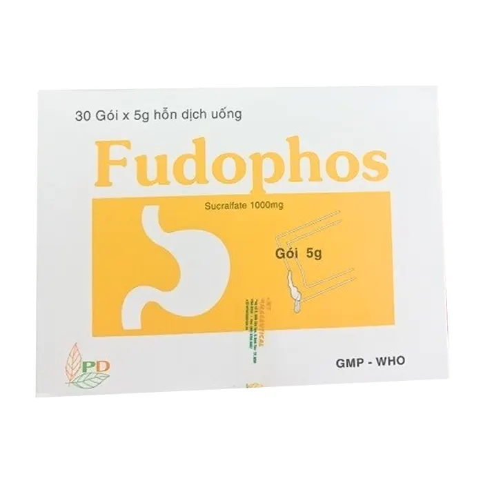 Fudophos 1000mg (30 gói x 5g) - Điều trị loét tá tràng, loét dạ dày lành tính