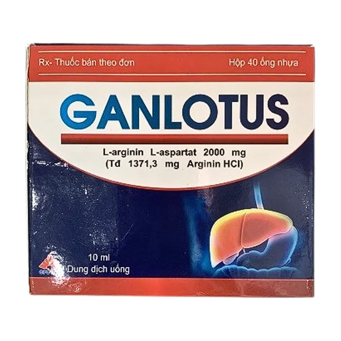 Ganlotus (8 vỉ x 5 ống x 10ml) - Hỗ trợ điều trị các bệnh về gan