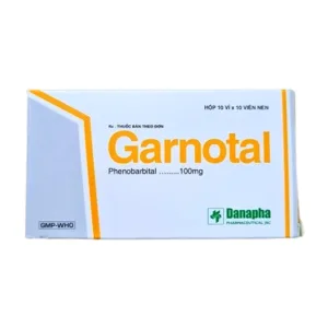 Garnotal 100mg (100 viên) - Chống co giật, trị động kinh, cơn co uốn ván, ngộ độc Strychnin