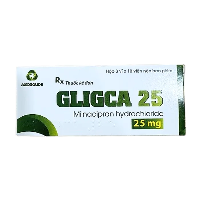 Gligca 25mg (3 vỉ x 10 Viên) - Kiểm soát chứng đau cơ xơ hóa