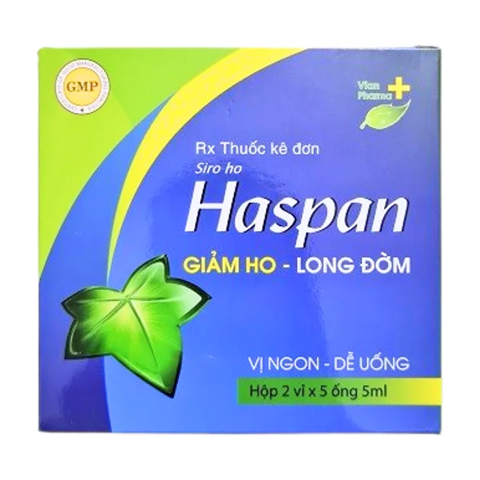 Haspan (2 vỉ x 5 ống 5ml)