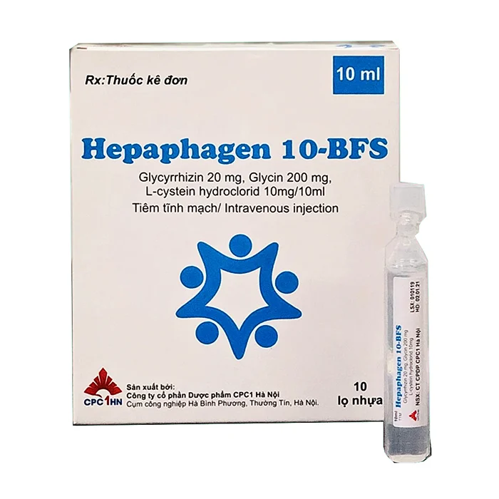 Hepaphagen 10-BFS (Hộp 10 lọ x 10ml) - Điều trị rối loạn chức năng gan cần hồi phục