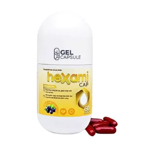 Hexami cap (lọ 60 viên) - Hỗ trợ tăng cường thị lực, giảm nhức mỏi, mờ mắt