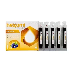 Hexami Oral Liquid (Hộp 4 vỉ x 5 ống x 10ml) - Hỗ trợ tăng cường thị lực