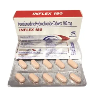 INFLEX 180 (3 vỉ x 10 viên) -Thuốc chống dị ứng