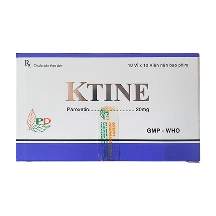 Ktine 20mg (10 vỉ x 10 viên) - Thuốc điều trị trầm cảm
