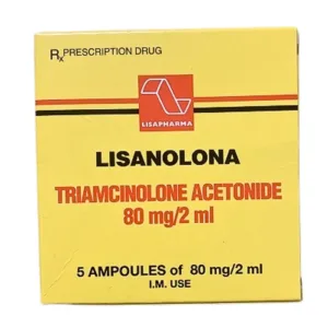 Lisanolona 80mg/2ml Triamcinolone - Thuốc tiêm tác động lên hệ miễn dịch