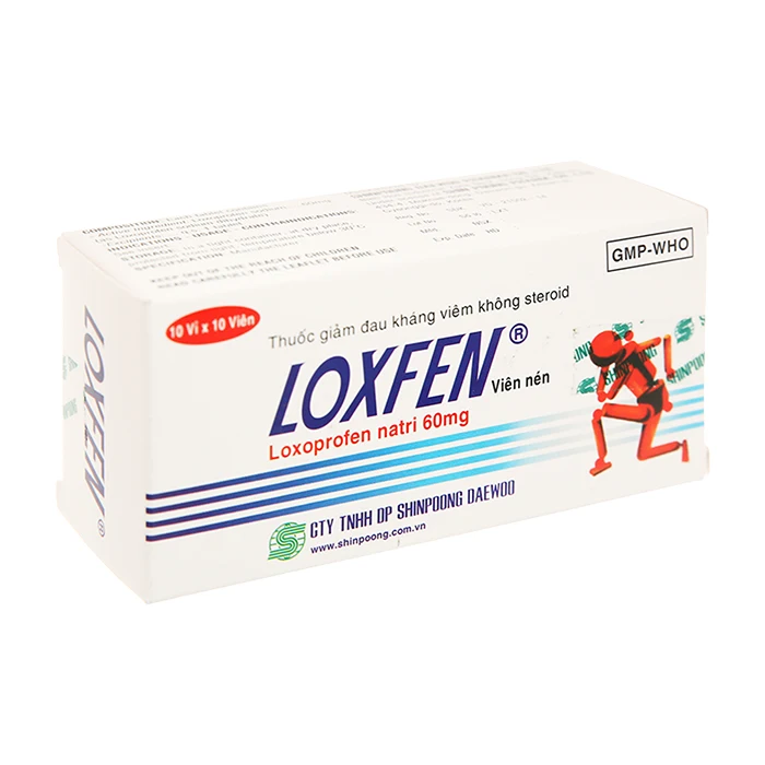 Loxfen 60mg (10 vỉ x 10 viên) - Giảm đau, kháng viêm xương khớp