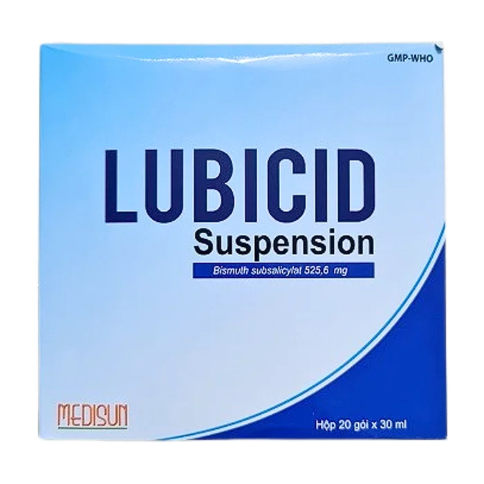 Lubicid Suspension (20 gói x 30ml) - Giảm nhẹ các triệu chứng buồn nôn, ăn không tiêu