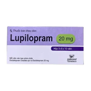 Lupilopram 20mg (3 vỉ x 10 viên) - Điều trị trầm cảm, rối loạn lo âu