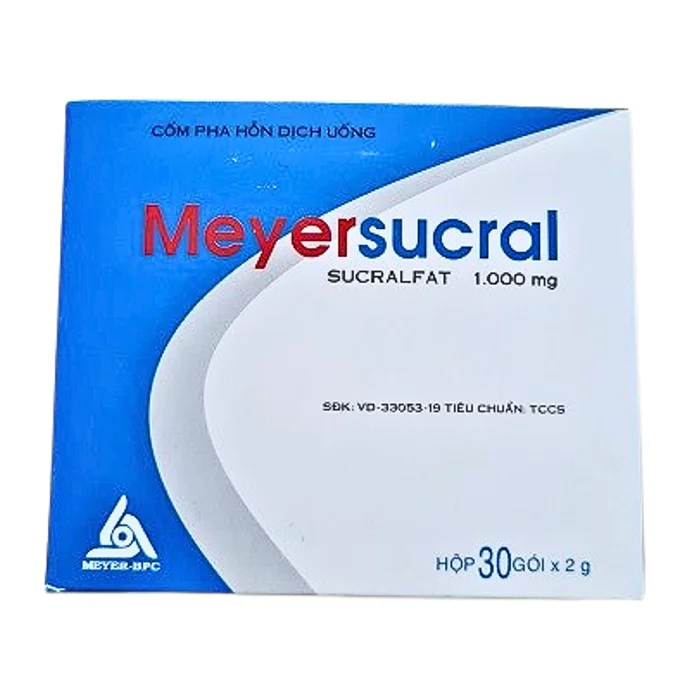 Meyersucral 1000mg (30 gói) - Điều trị loét tá tràng, dạ dày, viêm dạ dày mạn tính