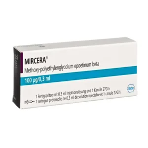 Mircera 100 µg/0,3 ml (1 cây x 0.3ml) - Điều trị thiếu máu