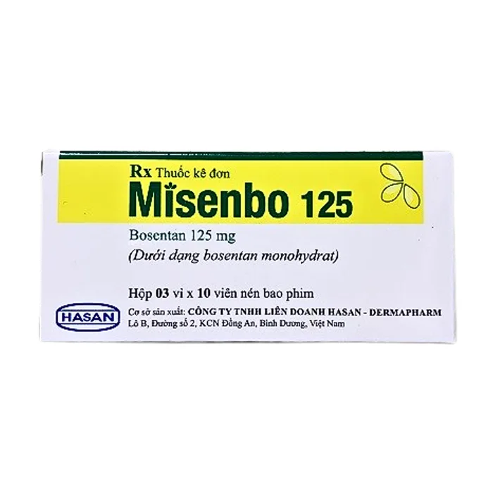 Misenbo 125 (3 vỉ x 10 viên) - Điều trị tăng huyết áp