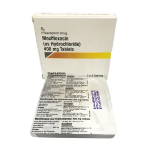 Moxifloxacin (as hydrochloride) 400mg (1 vỉ x 5 viên) - Điều trị nhiễm khuẩn