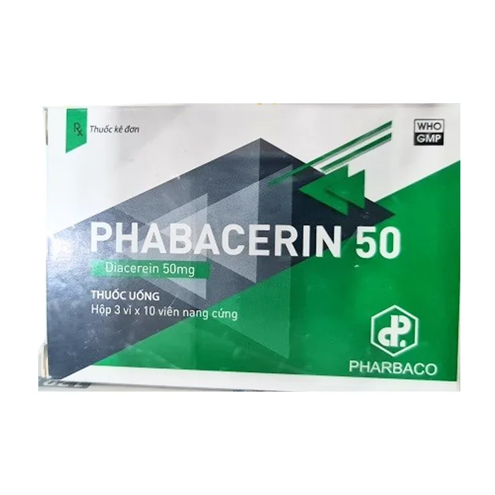 Phabacerin 50 (3 vỉ x 10 viên) - Điều trị thoái hóa khớp