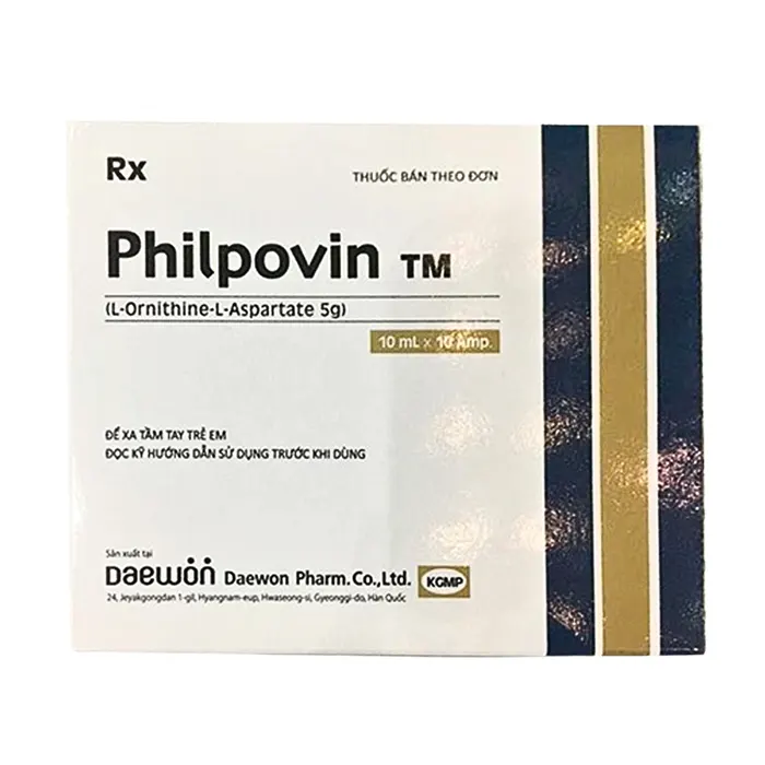 Philpovin 5g (10 ống x 10ml) - Điều trị các bệnh lý về gan