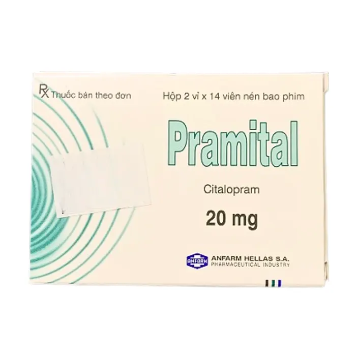 Pramital 20mg (Citalopram) - Điều trị bệnh trầm cảm trong giai đoạn đầu