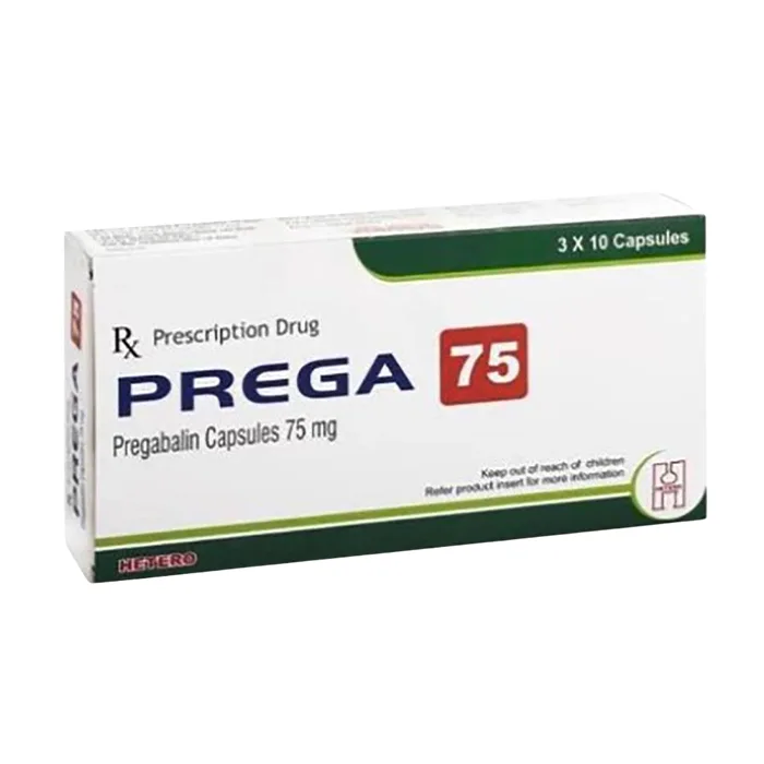 Prega 75 (3 vỉ x 10 viên) - Điều trị đau dây thần kinh