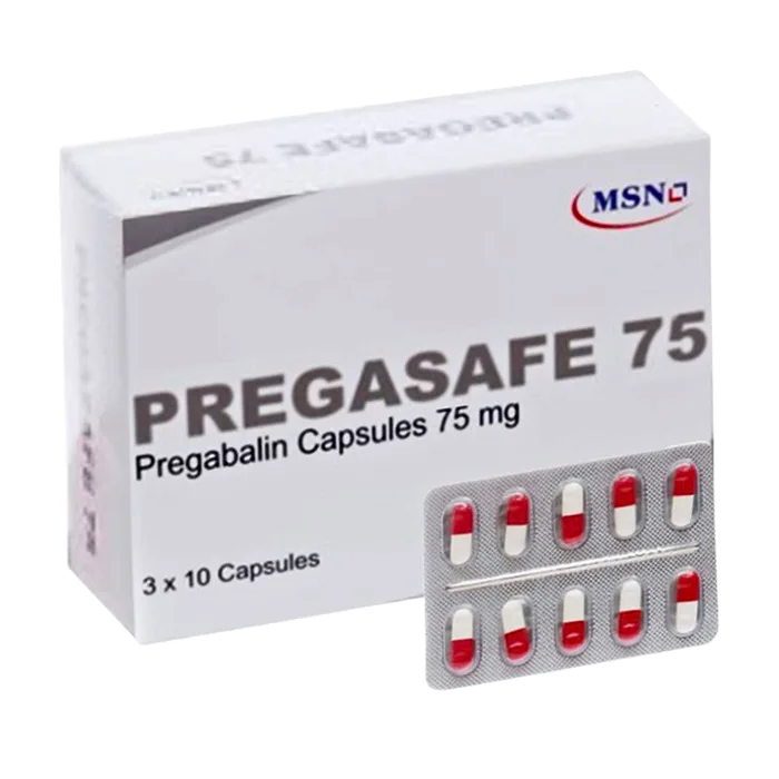Pregasafe 75 MSN (3 vỉ x 10 viên) - Điều trị đau thần kinh, động kinh