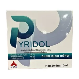Pyridol (Hộp 20 ống) - Bổ sung Magnesi và vitamin B6