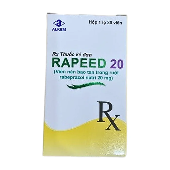 Rapeed 20 Alkem (30 viên) - Hỗ trợ chữa lành trường hợp bào mòn hoặc loét do GERD