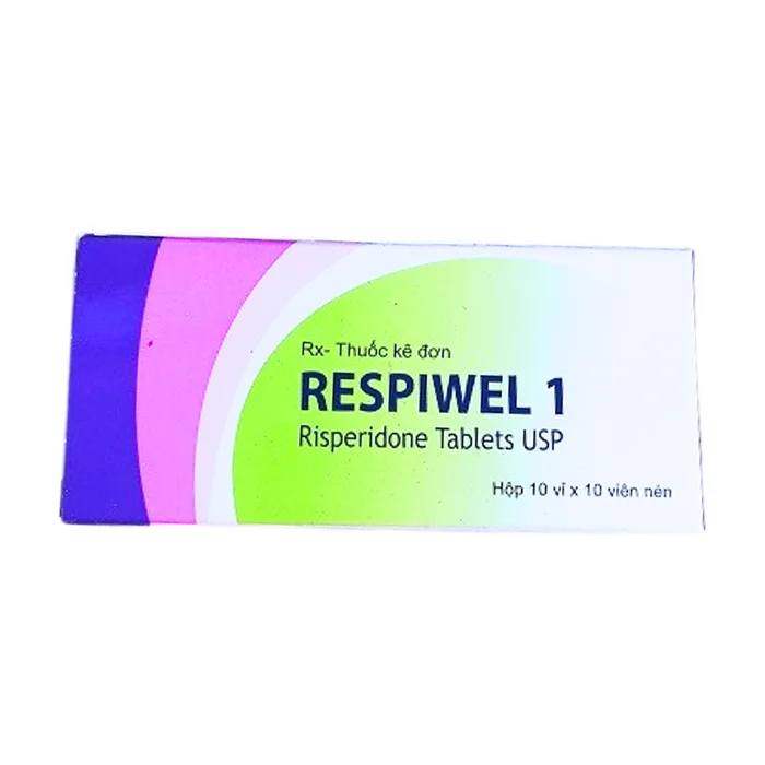 Respiwel 1 (10 vỉ x 10 viên) - Điều trị tâm thần phân liệt