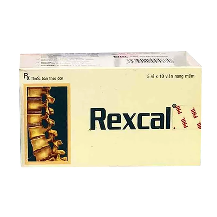 Rexcal Phil (5 vỉ x 10 viên) - Điều trị loạn dưỡng xương