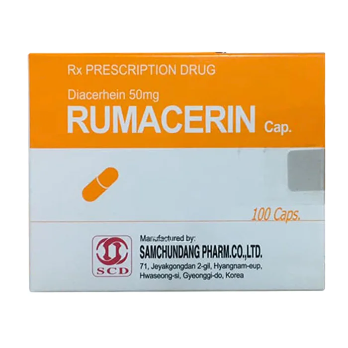 Rumacerin 50mg (10 vỉ x 10 viên) - Thuốc điều trị thoái hóa khớp