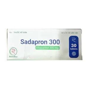 Sadapron 300 (3 vỉ x 10 viên) - Điều trị chứng tăng acid uric máu