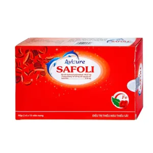 Safoli Avisure (2 vỉ x 15 viên) - Điều trị thiếu máu, thiếu sắt trong kỳ mang thai