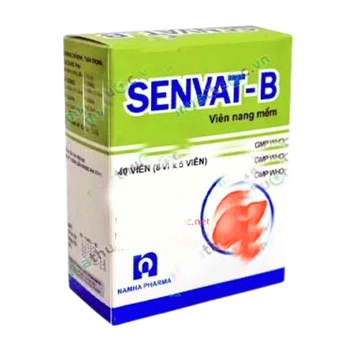 Senvat B (8 vỉ x 5 viên) - Điều trị các chứng rối loạn tiêu hóa, kém ăn, suy nhược