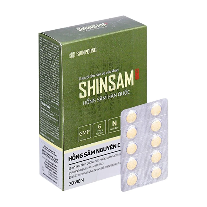Hồng Sâm Hàn Quốc (30 viên) - Hỗ trợ tăng cường sức khỏe