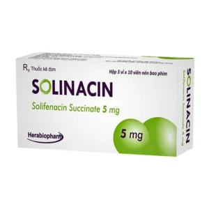 Solinacin 5 Herabiopharm - Thuốc giảm tiểu không tự chủ, giãn cơ bàng quang