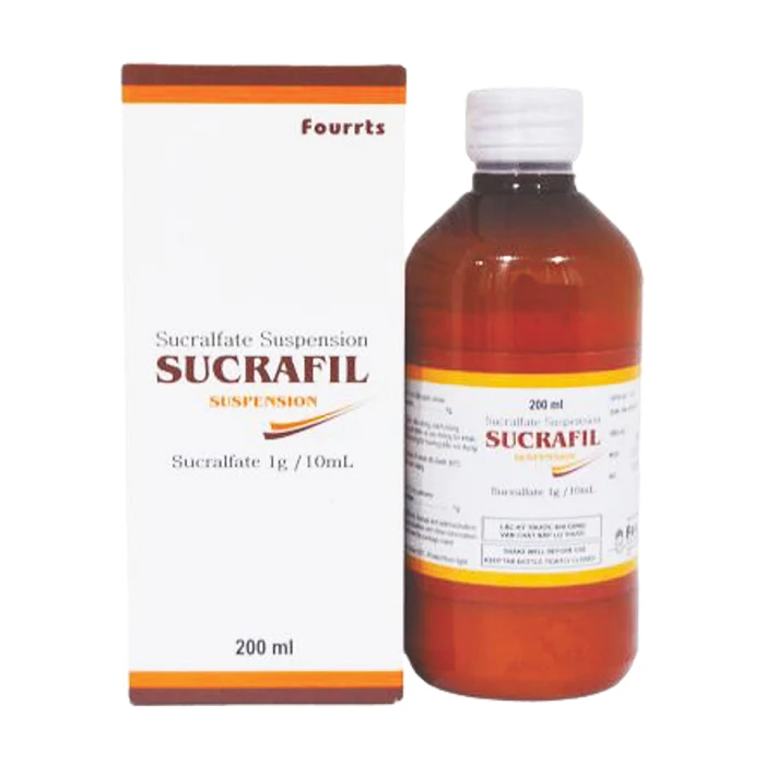 Sucrafil Fourts (200ml) - Điều trị viêm khớp, trào ngược dạ dày thực quản